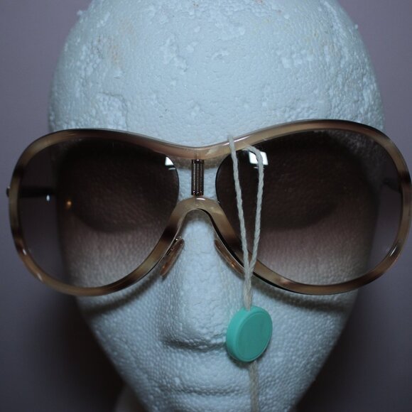 Tom Ford New EXC Sascha TF56 Oversized Tortoise Acetate Aviator Sunglasses main image 5